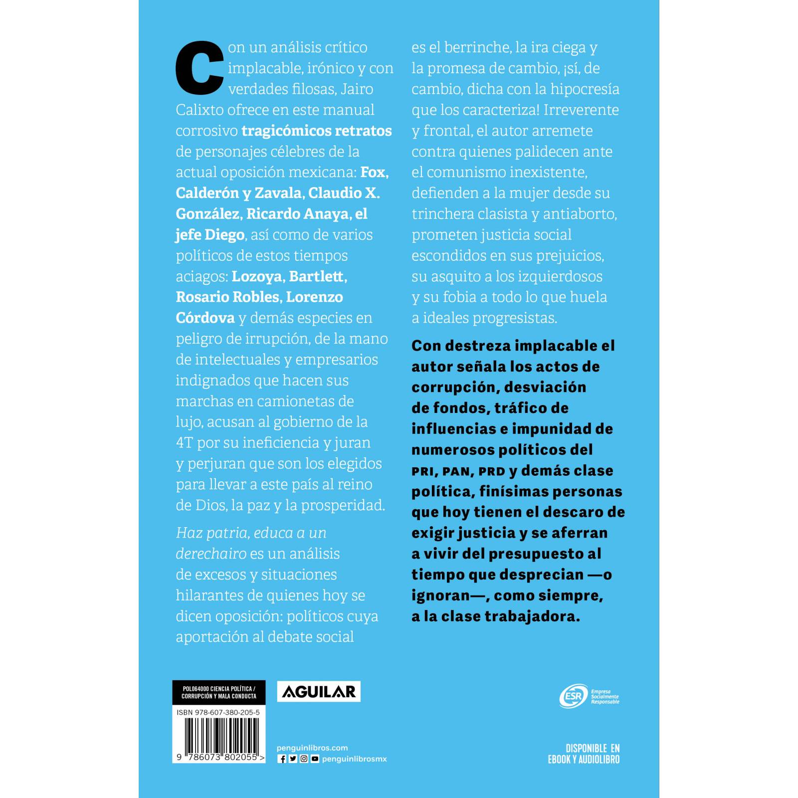 Haz patria Educa a Un Derechairo,Jairo Calixto Albarrán