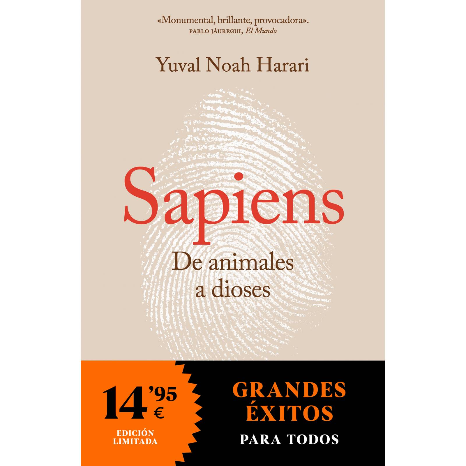 Sapiens. De animales a diosesAutorYuval Noah Harari