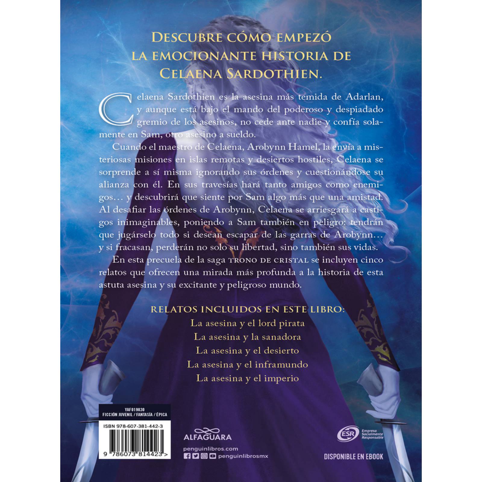 Libro La espada de la Asesina  Autor Sarah J. Maas