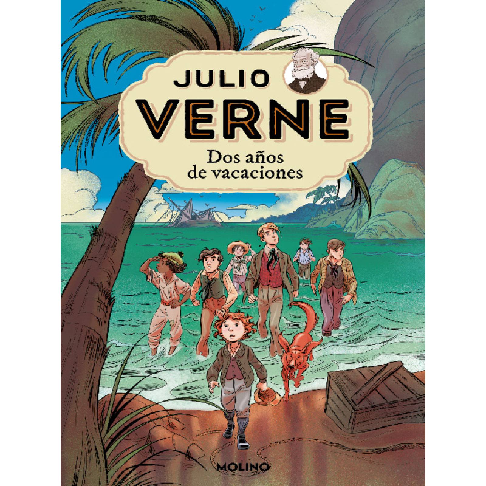 Dos años de vacaciones,Autor Jules Verne