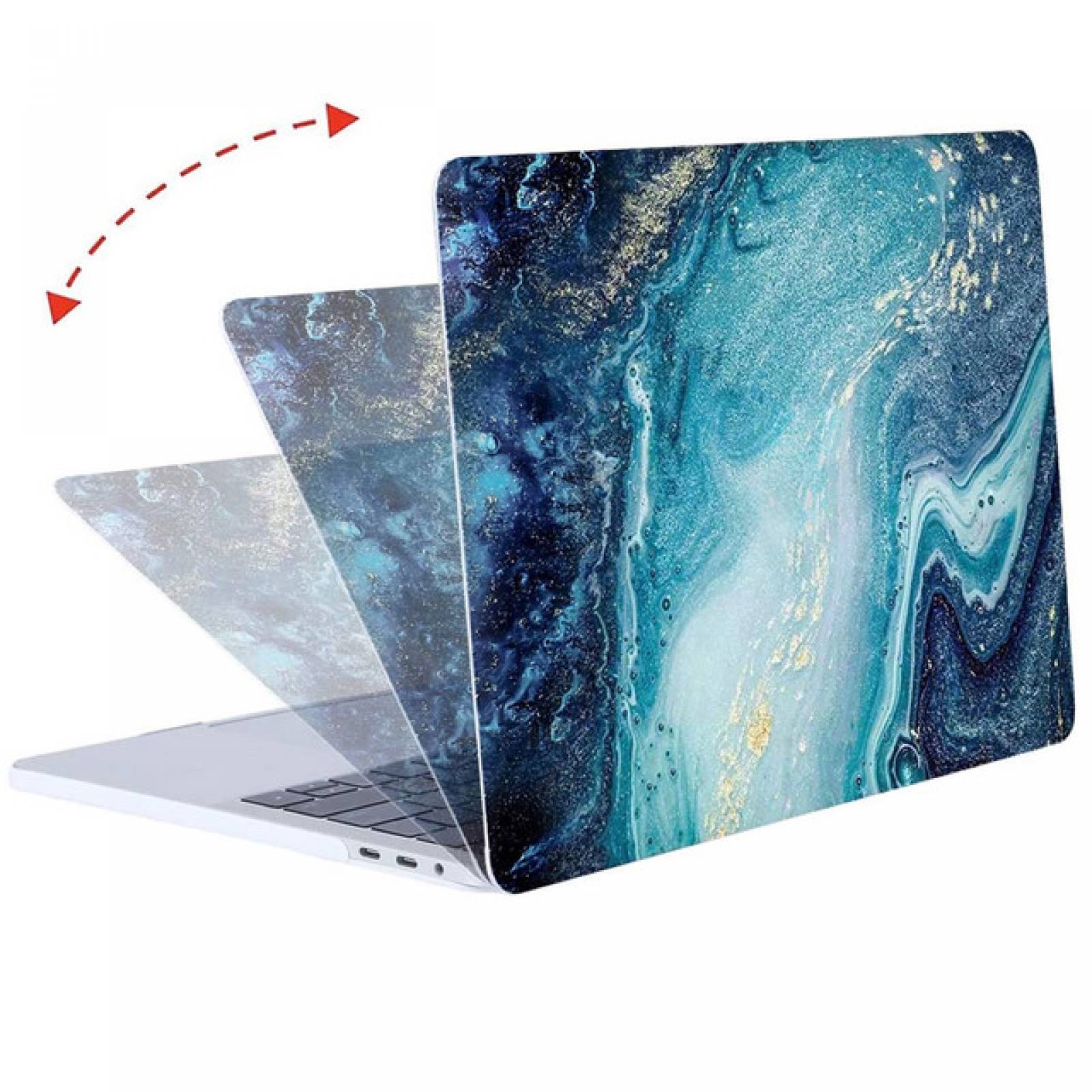 CARCASA FUNDA PROTECTOR CASE izÜg para Macbook Air 11 A1465/A1370 OCEANO