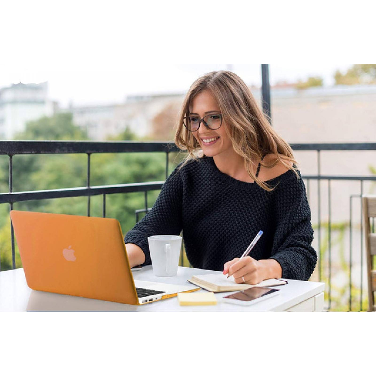 CARCASA FUNDA PROTECTOR CASE izÜg para Macbook Pro 13  RETINA A1425/A1502 NARANJA