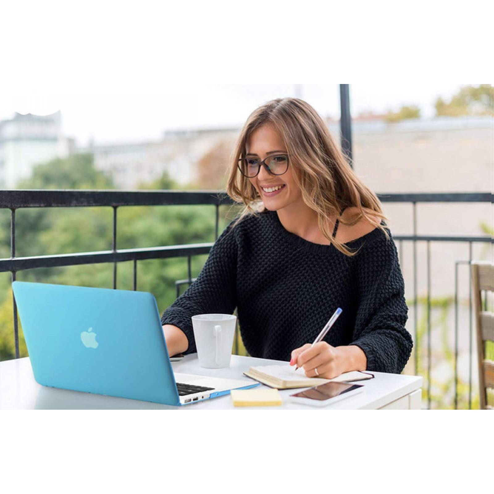 CARCASA FUNDA PROTECTOR CASE izÜg para Macbook Pro 13  RETINA A1425/A1502 AZUL