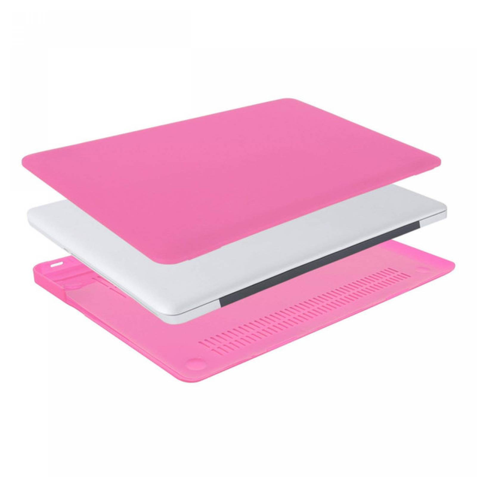 CARCASA FUNDA PROTECTOR CASE izÜg para Macbook Pro 13  RETINA A1425/A1502 ROSA FUERTE