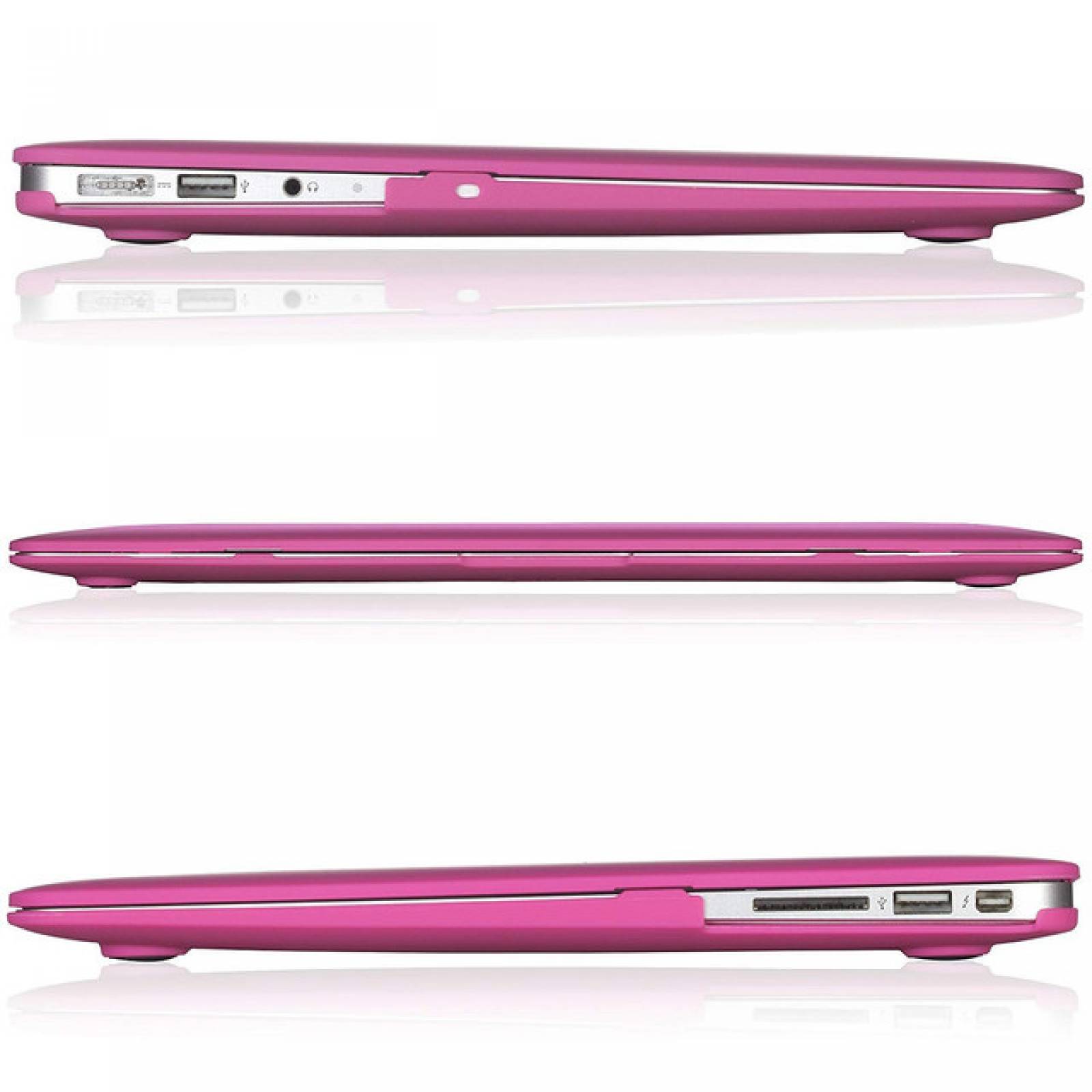 CARCASA FUNDA PROTECTOR CASE izÜg para Macbook Pro 13  RETINA A1425/A1502 ROSA FUERTE
