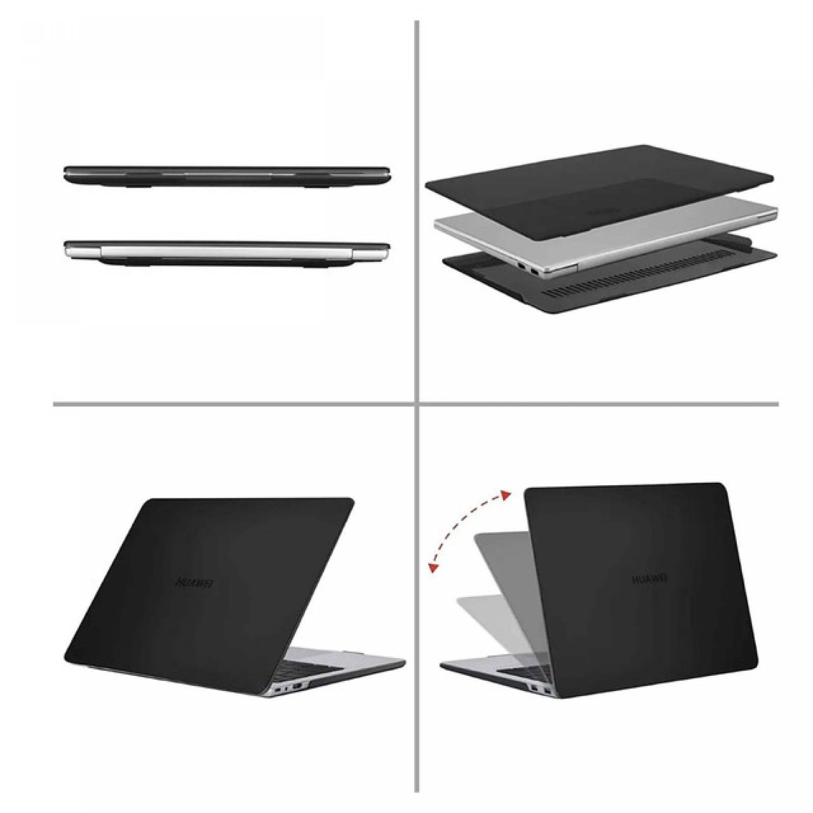 Carcasa Funda protector Para Huawei Matebook 14 2021 Matte negro