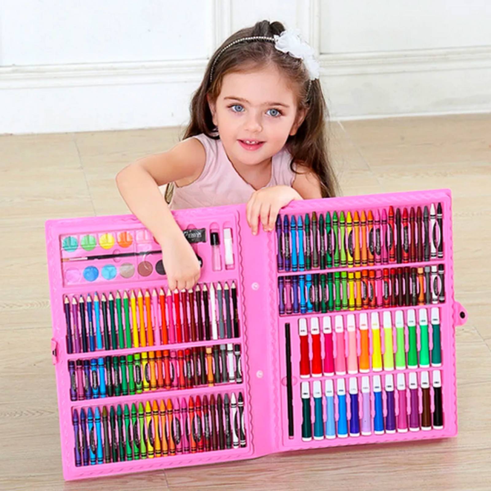 Juego De Colorear Para Niños Con 168 Piezas Estuche De Color, ARTE