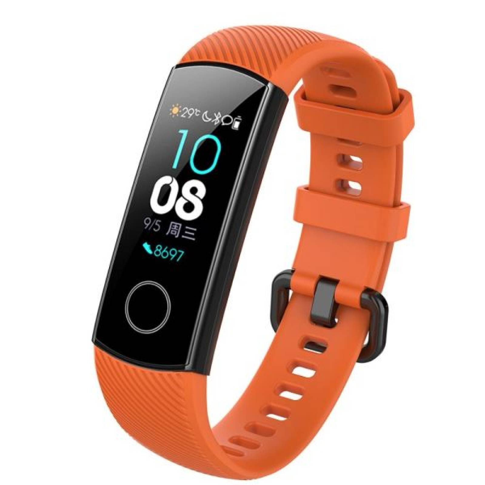 Correa de silicon para Huawei Honor band 4 y Honor Band 5 Naranja