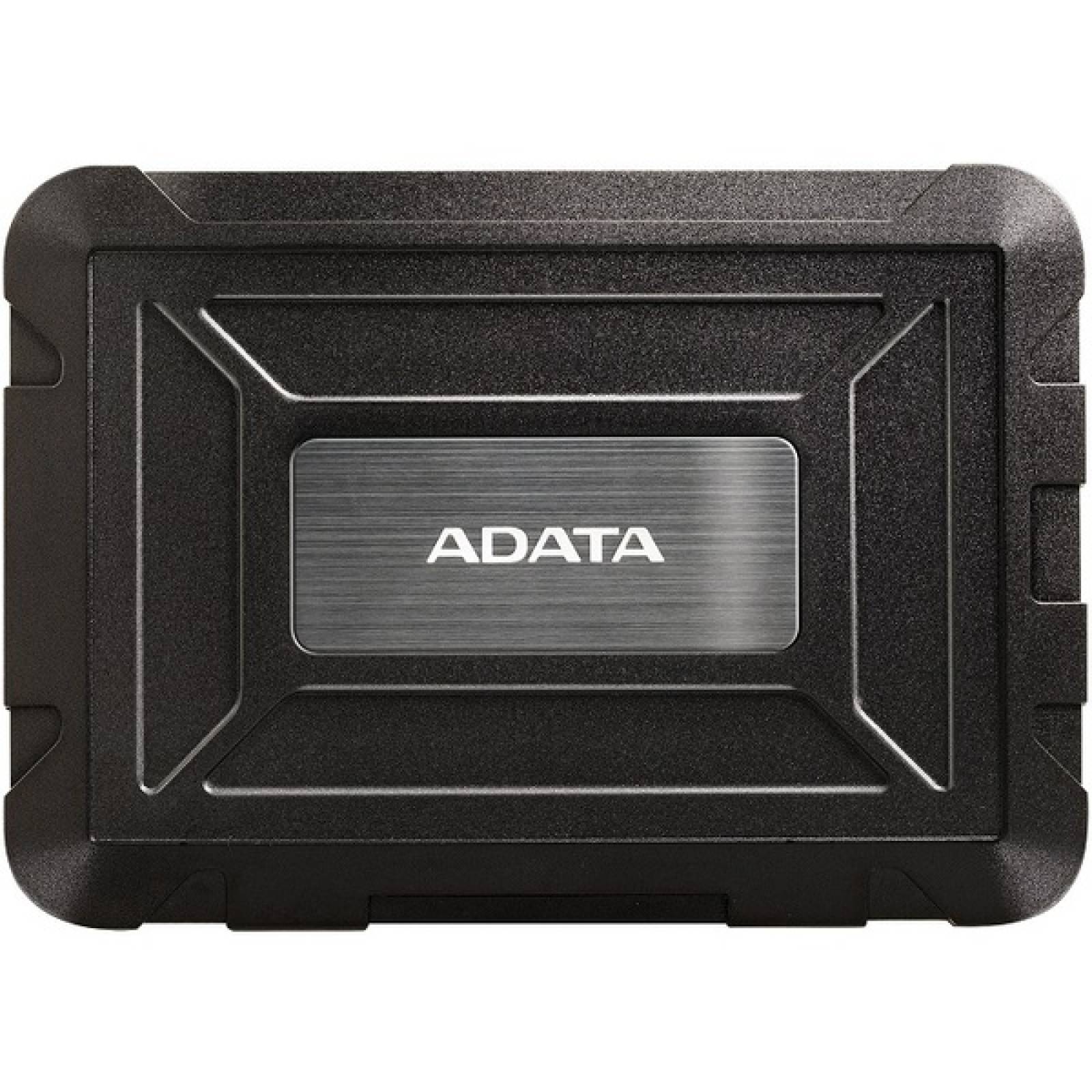 CARCASA ADATA ED600 PARA DISCOS DUROS/SSD 2.5 PULGADAS 7MM/9.5MM SATA3/USB3.2 NEGRO RESISTENTE A GOLPES Y AGUA CASE PC