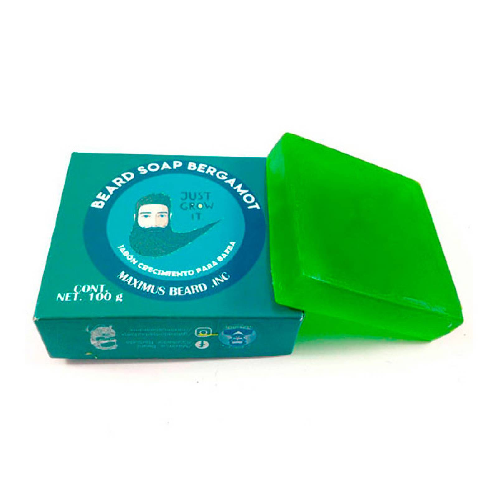 Jabón bergamota Creciemiento de Barba  100 gr