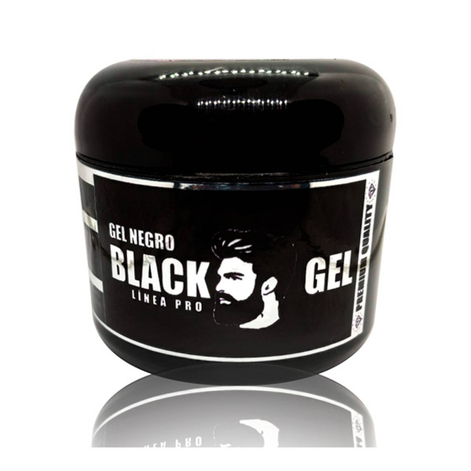 Black gel 4. Oz Pigmento Negro Temporal Para Barba Y Cabello