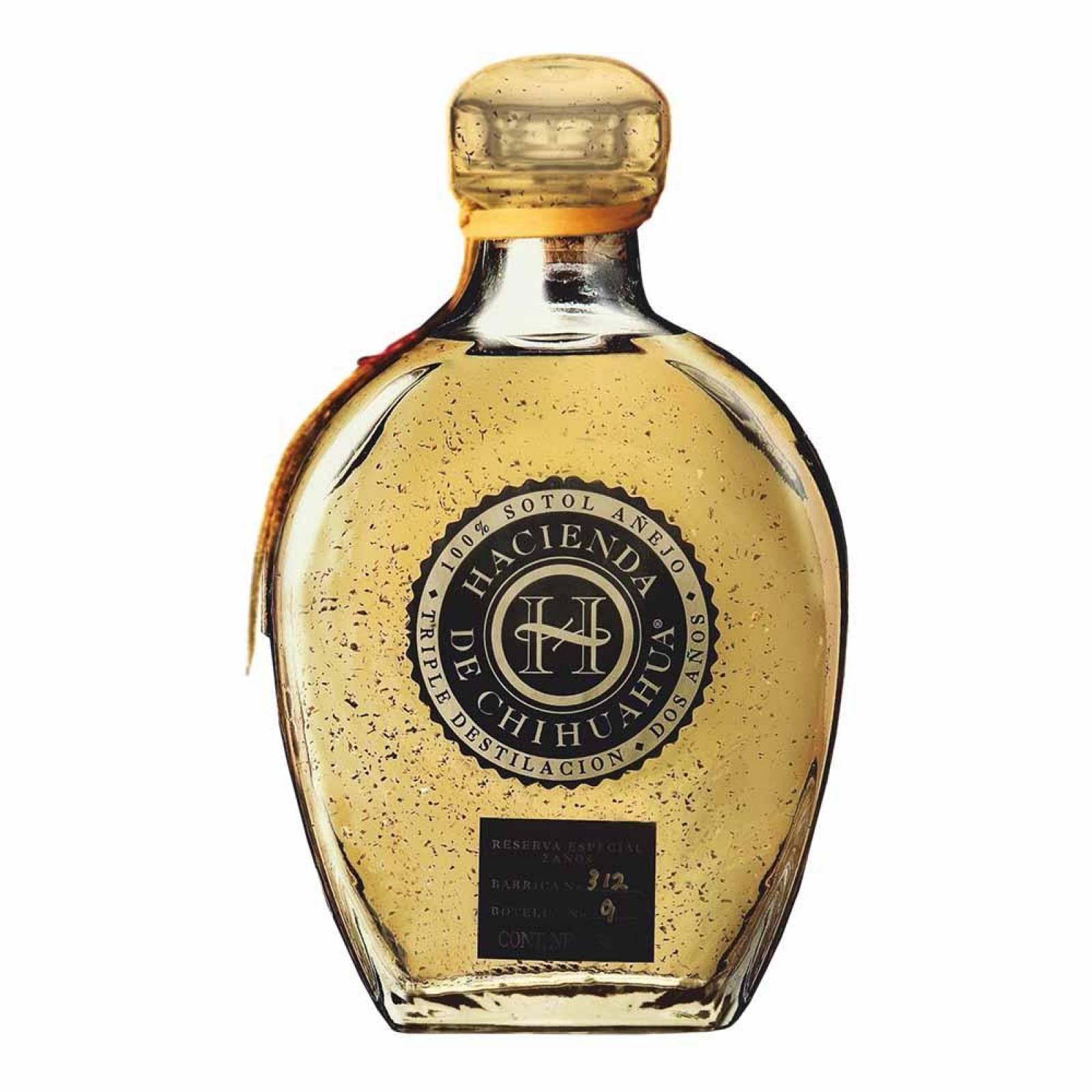 Sotol Hacienda de Chihuahua Oro Puro Caja c 12