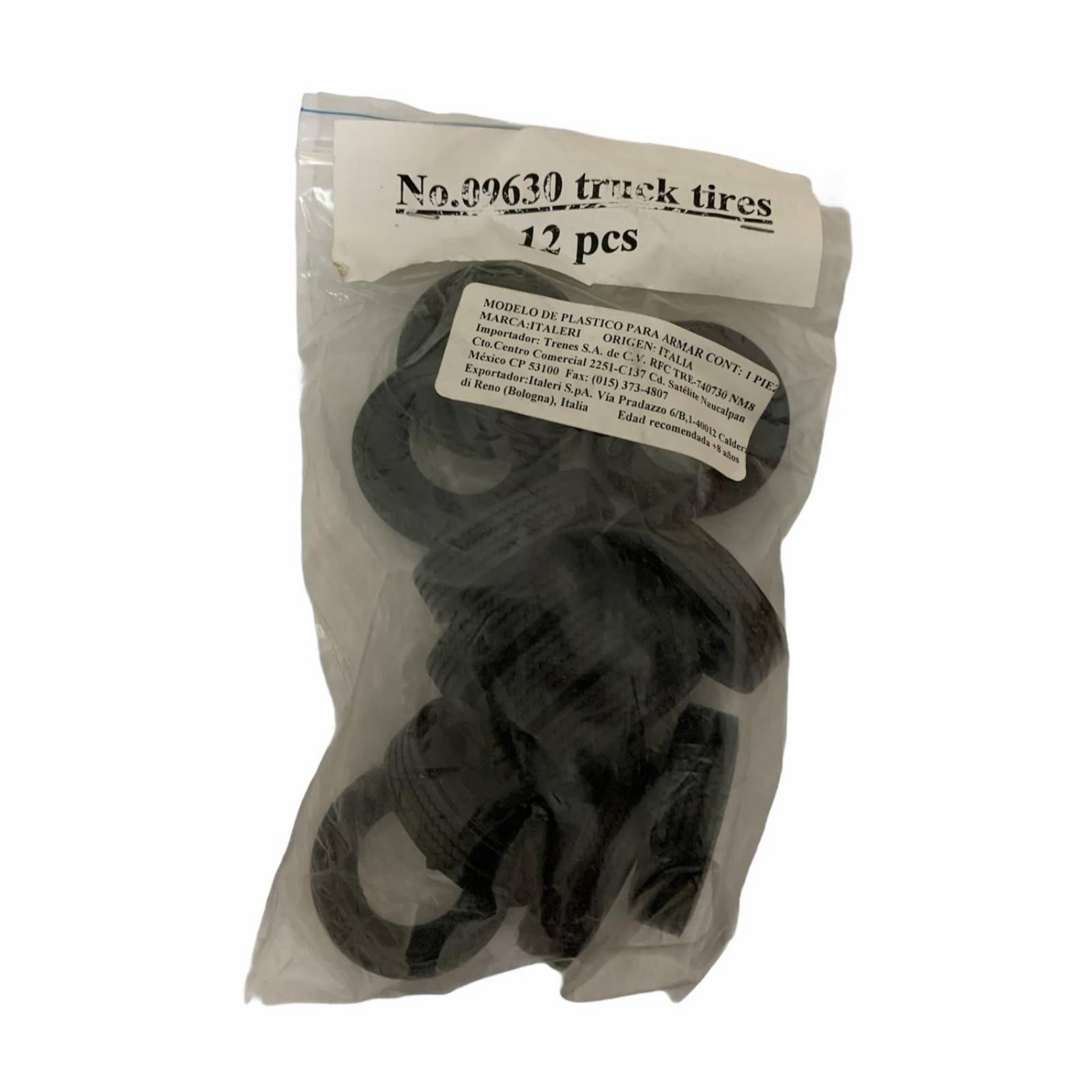Set De 12 Llantas Para Camion A Escala 1:25 Italeri 09630 
