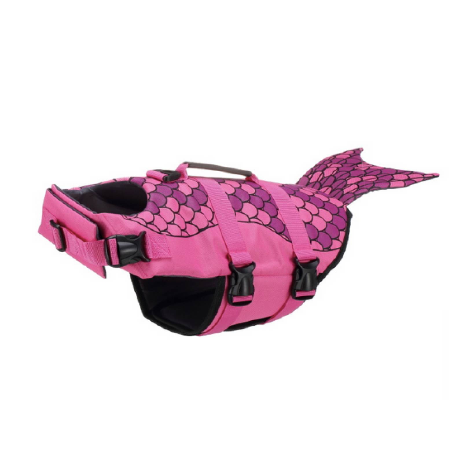 Chalecos Salvavidas Para Perro Mediano (L) Sirena Morado