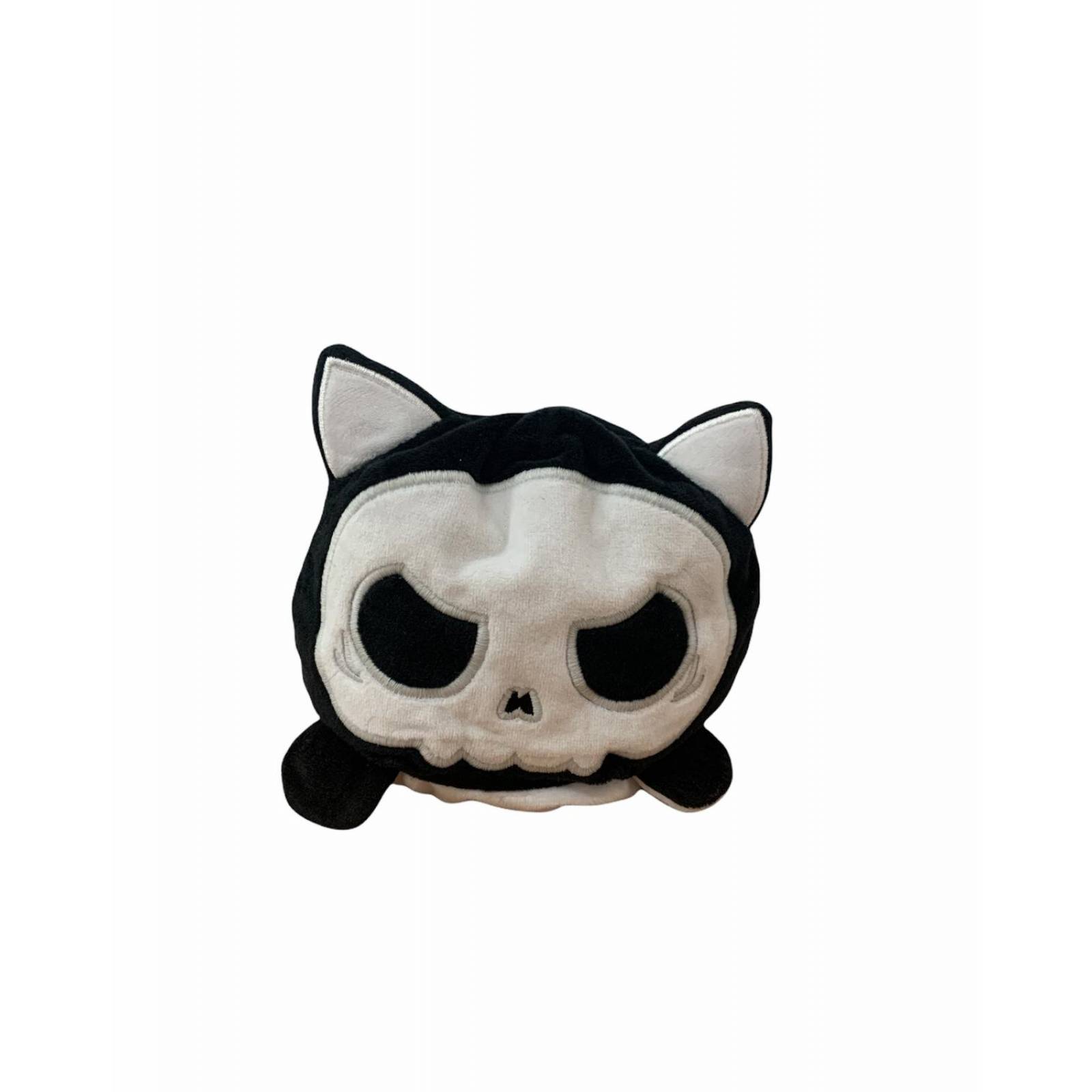 Peluche Reversible Gato Feliz y Enojado 