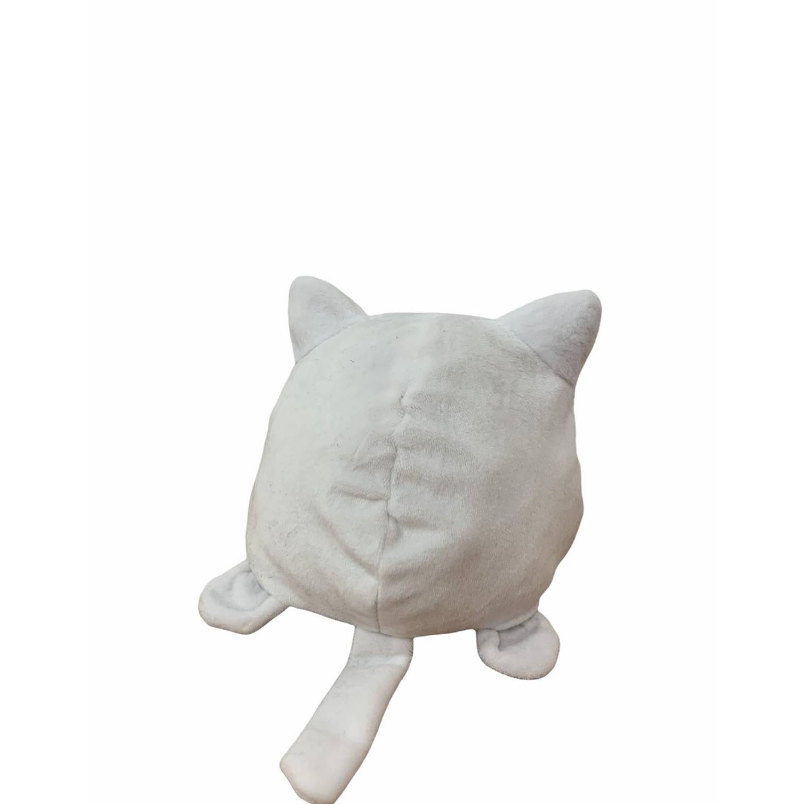 Peluche Reversible Gato Feliz y Enojado 