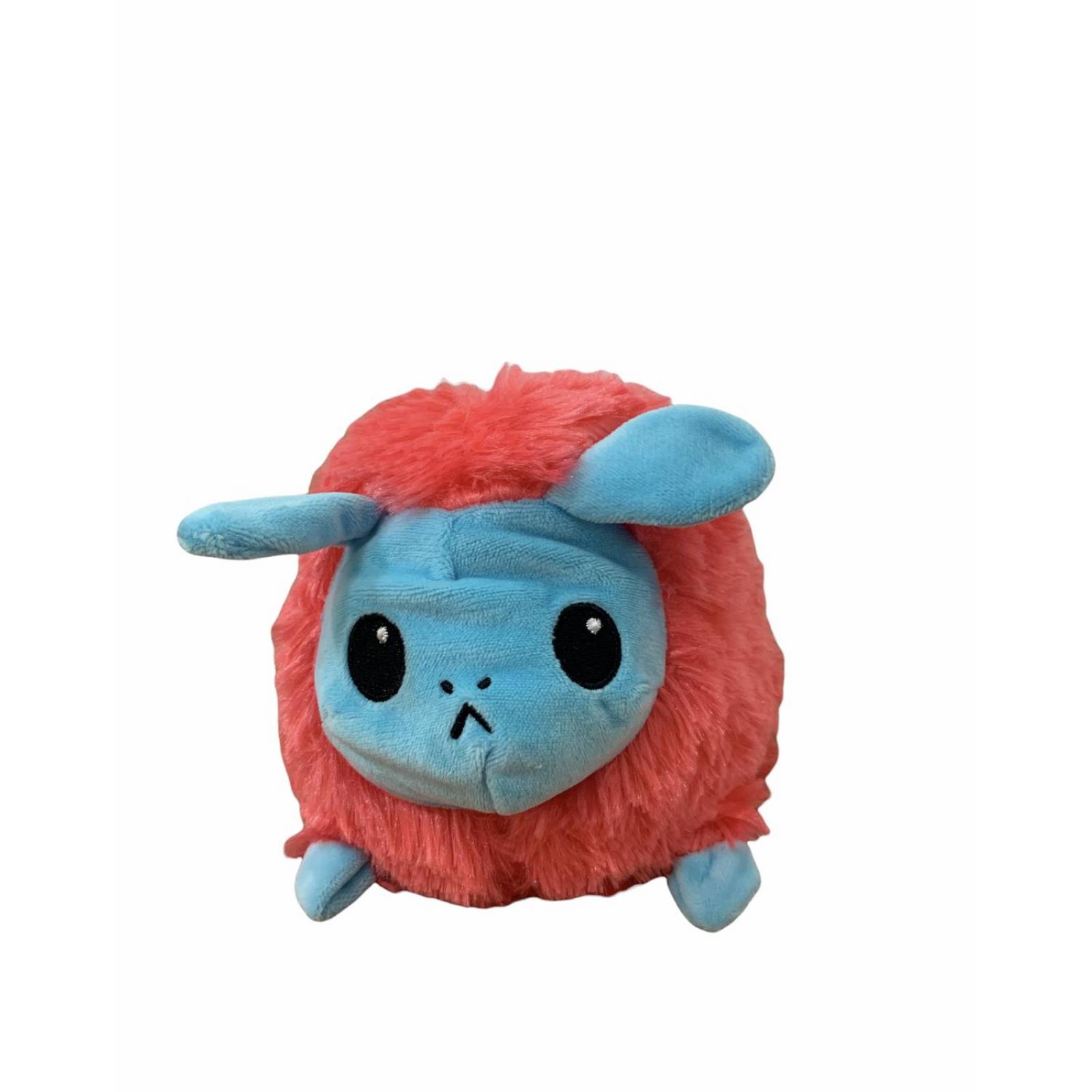 Peluche Reversible Oveja Roja Feliz y Enojada 