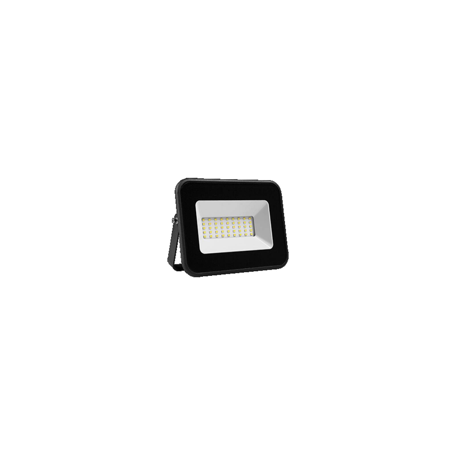 Reflector LED  para piso chico, 30 W LUZ CALIDA 3 000 K, negro - Illux