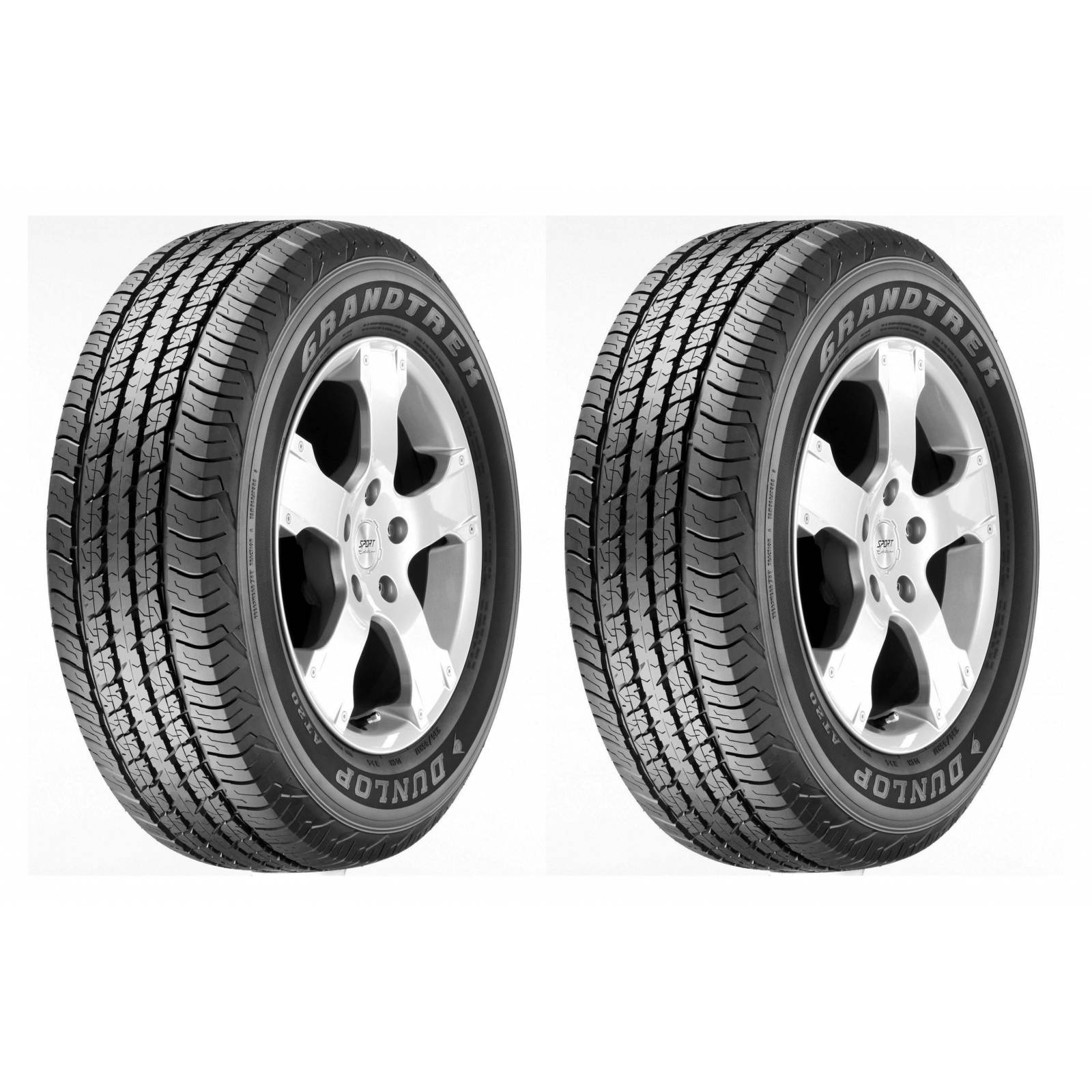 Paquete 2 llantas 225/60 r-18 99h "p" grandtrek at20 ng dunlop