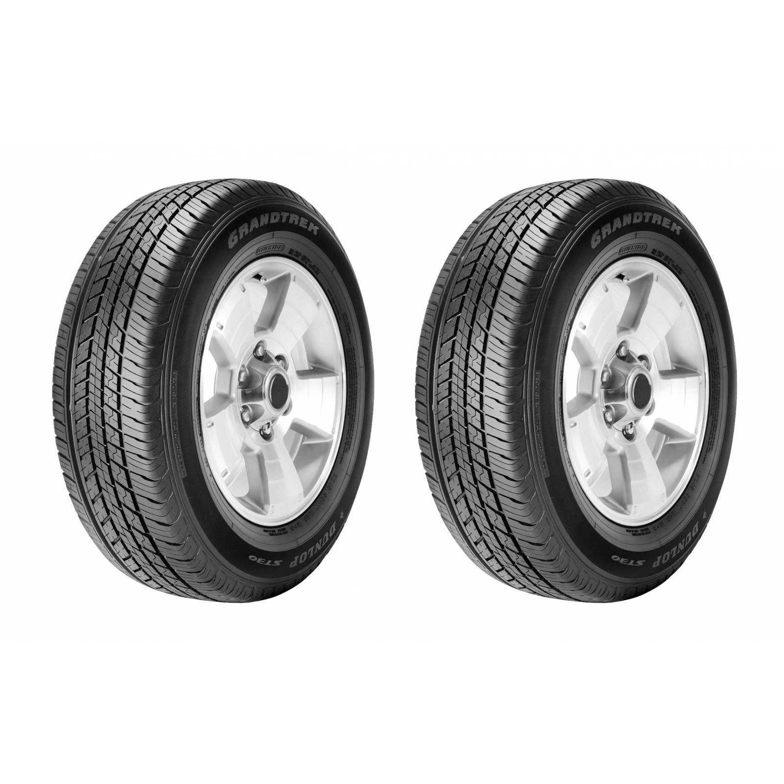 Paquete 2 llantas 225/60 r-18 100h grandtrek st30 ng dunlop