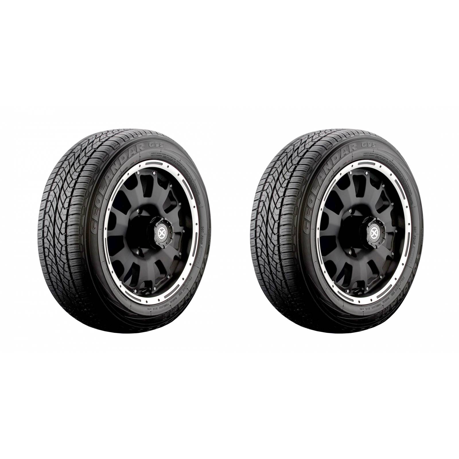 Paquete 2 llantas 225/55 r-17 95h geolandar g95a yokohama