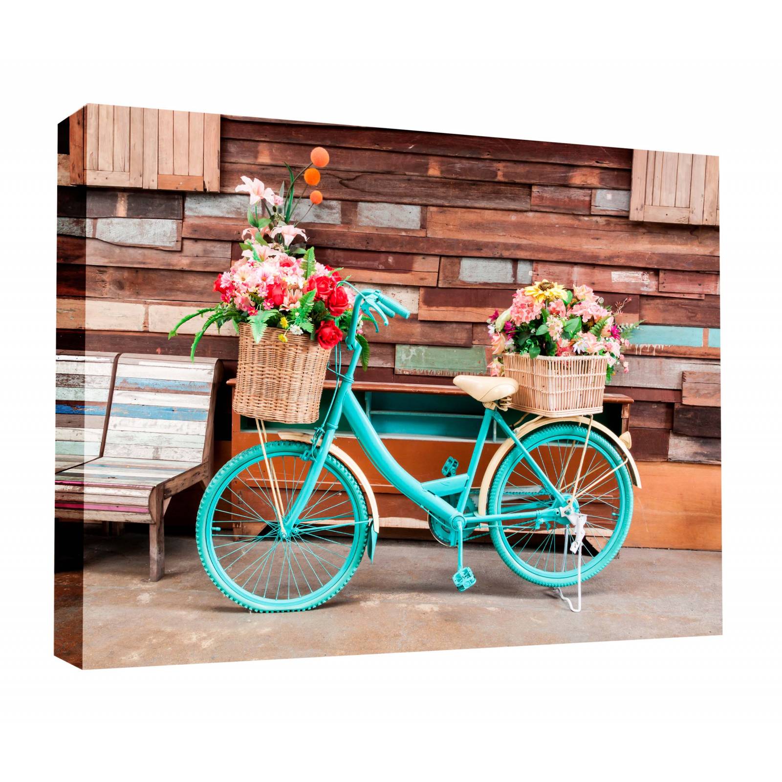 Cuadro Decorativo Canvas Bicicleta antigua 75x50
