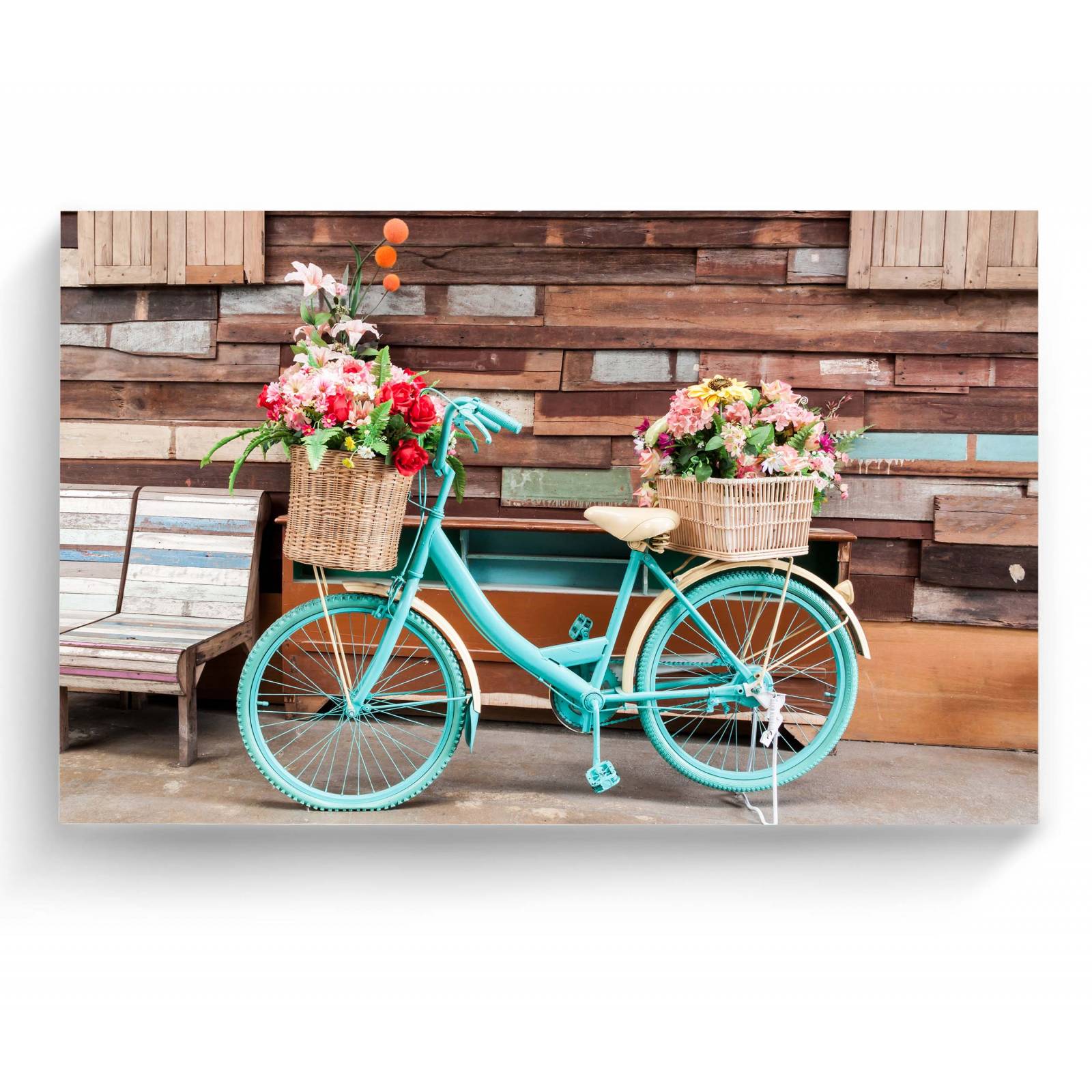 Cuadro Decorativo Canvas Bicicleta antigua 75x50
