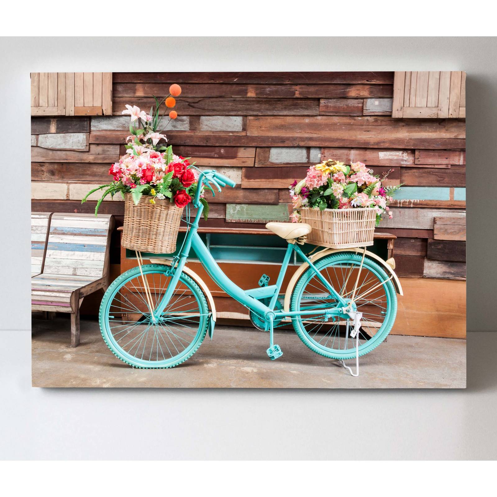 Cuadro Decorativo Canvas Bicicleta antigua 75x50