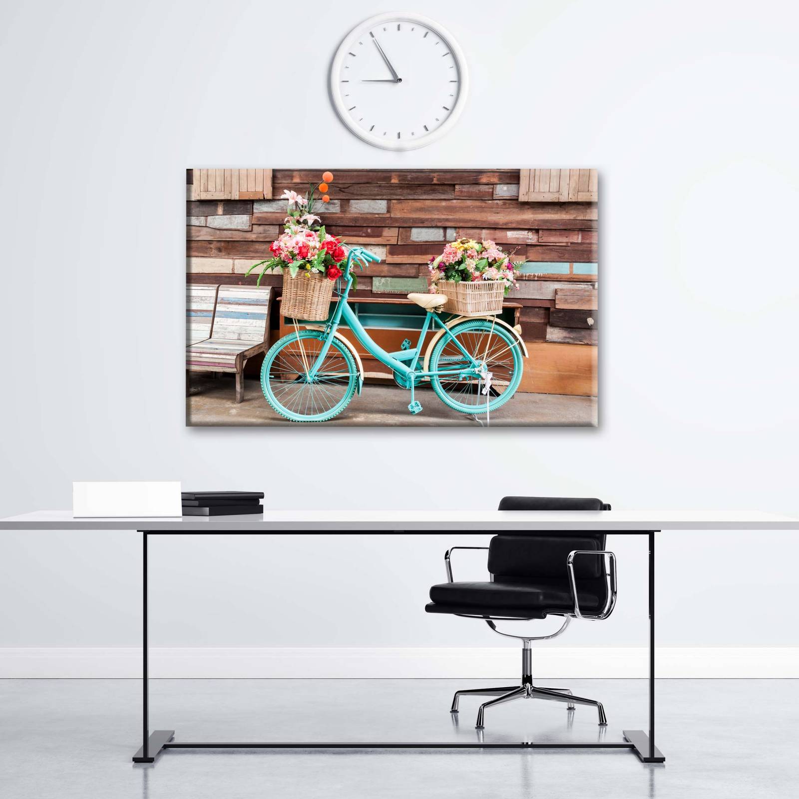 Cuadro Decorativo Canvas Bicicleta antigua 75x50