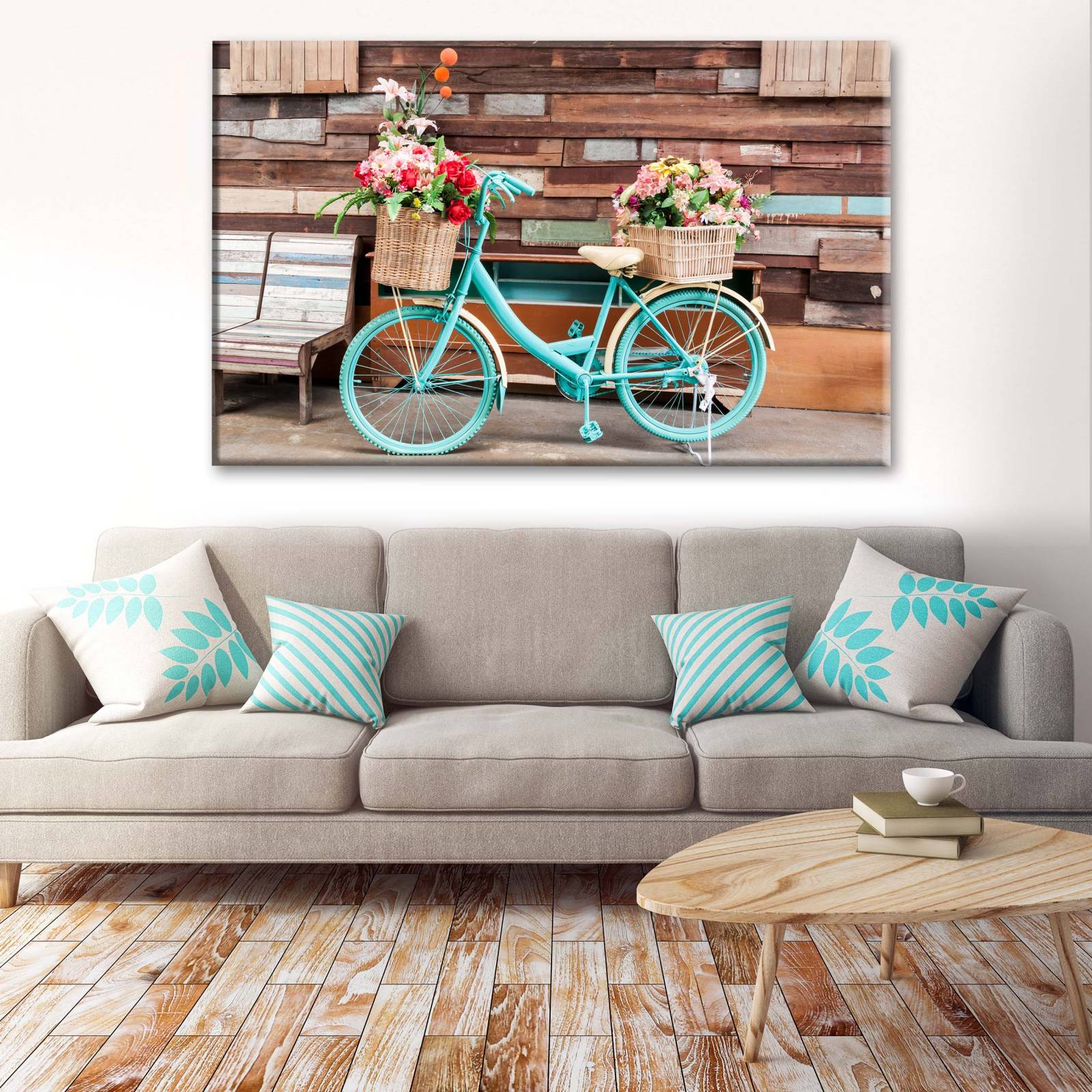 Cuadro Decorativo Canvas Bicicleta antigua 75x50