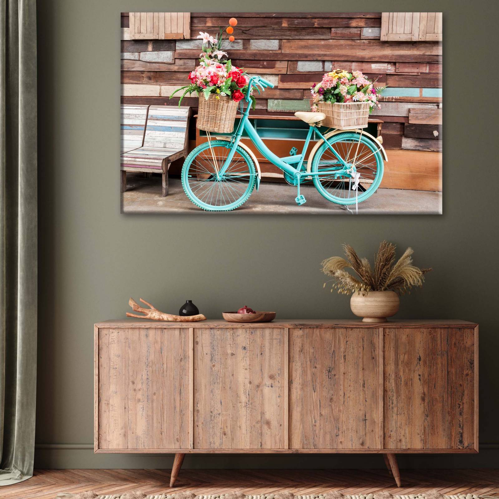 Cuadro Decorativo Canvas Bicicleta antigua 75x50