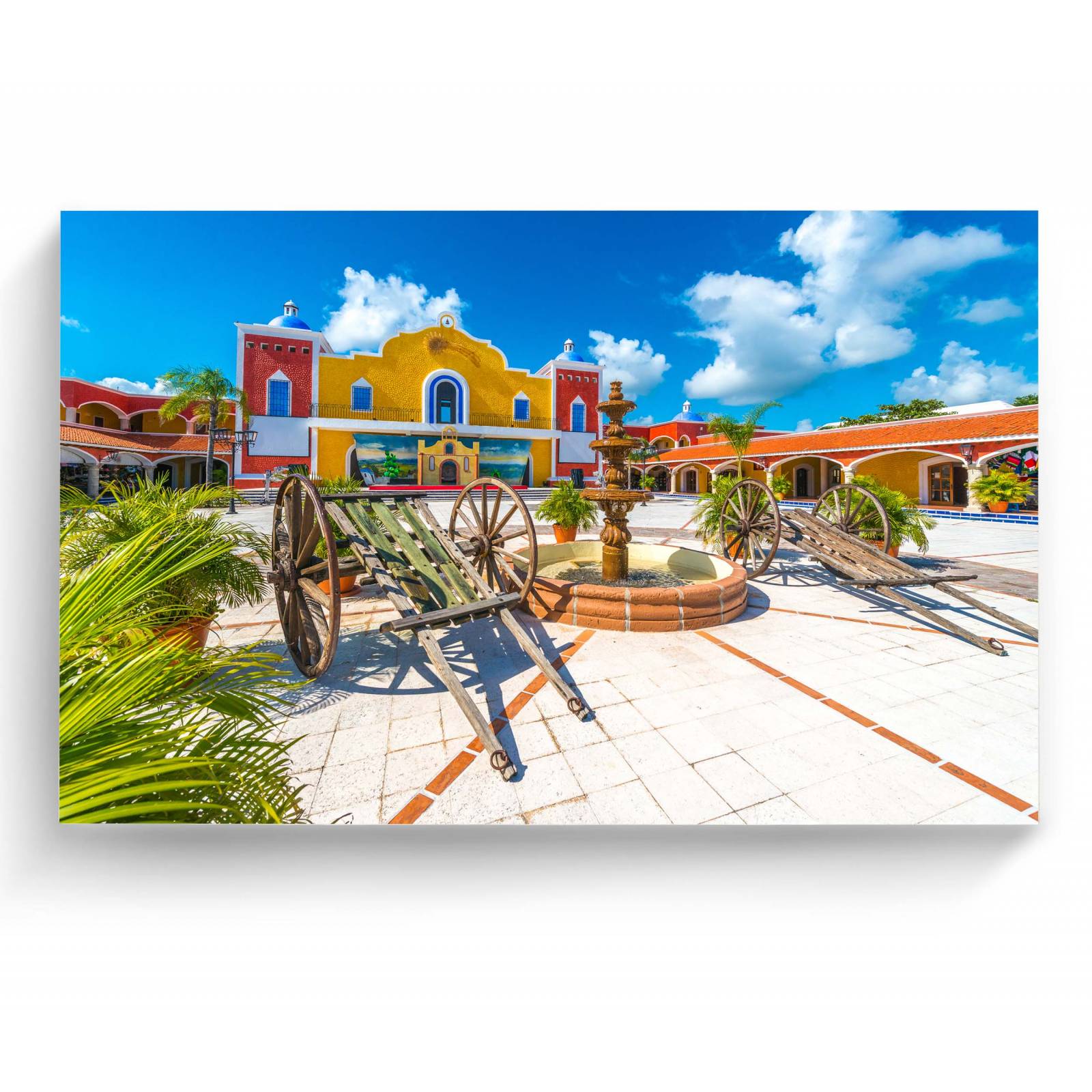 Cuadro Decorativo Canvas Hacienda tradicional 135x90