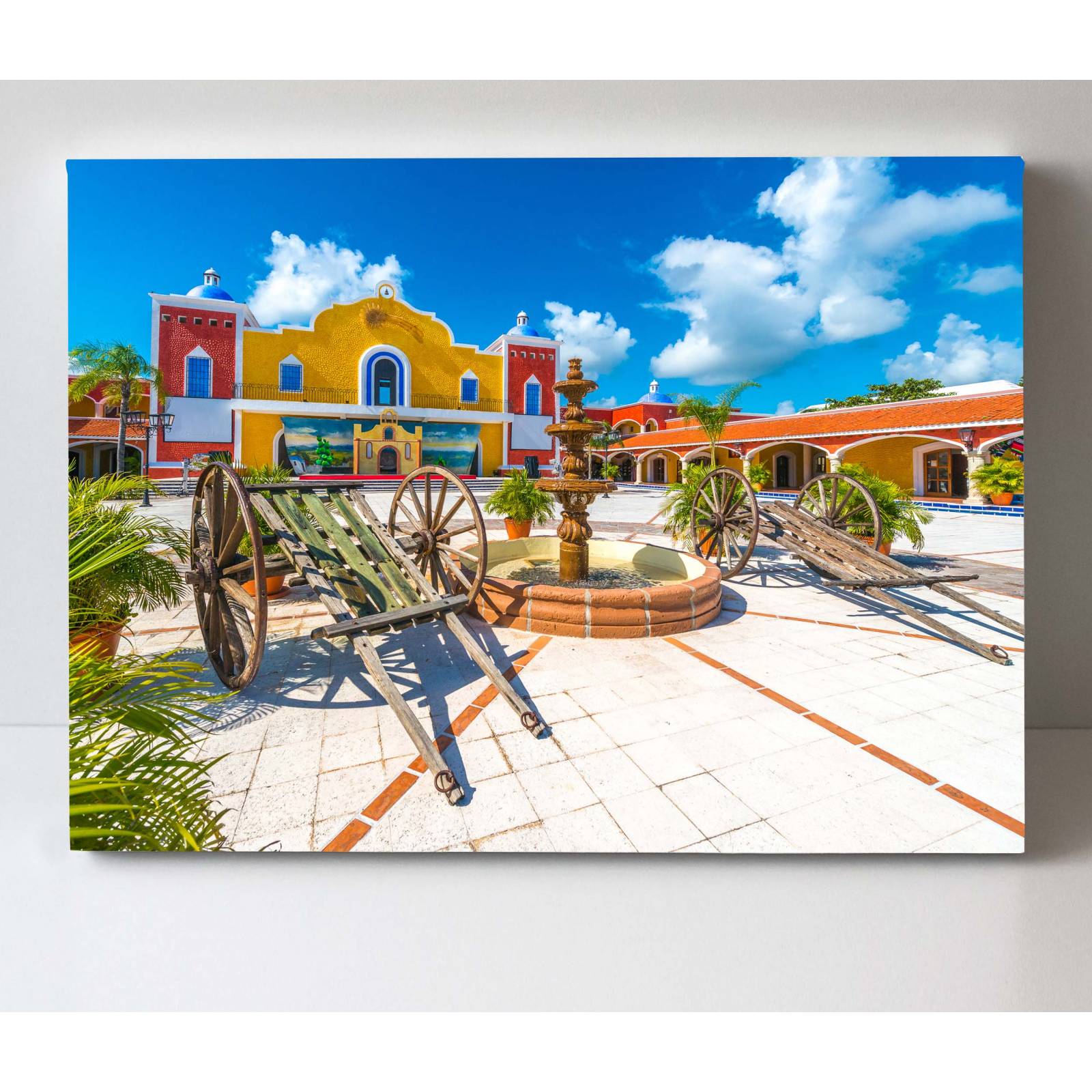 Cuadro Decorativo Canvas Hacienda tradicional 135x90