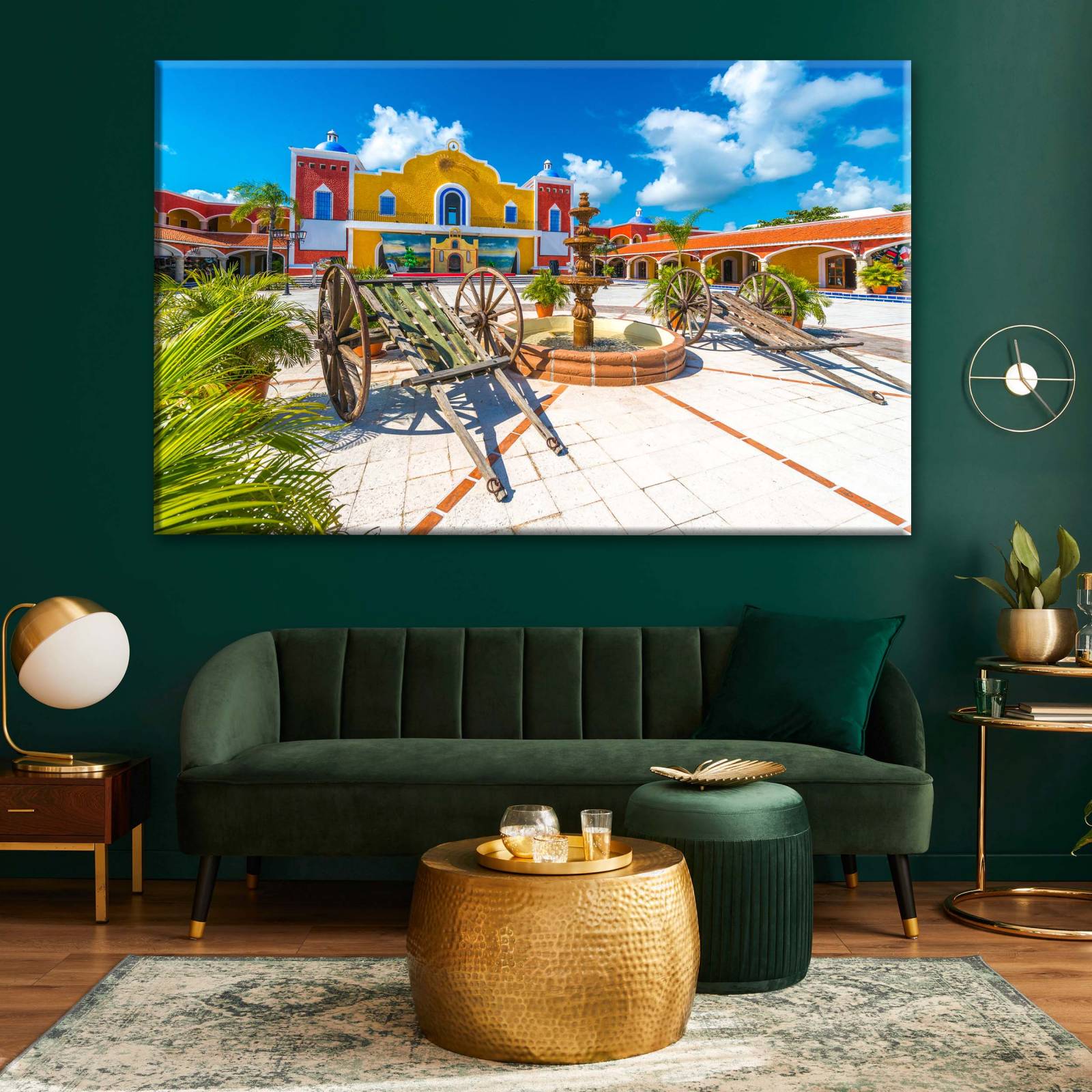 Cuadro Decorativo Canvas Hacienda tradicional 135x90