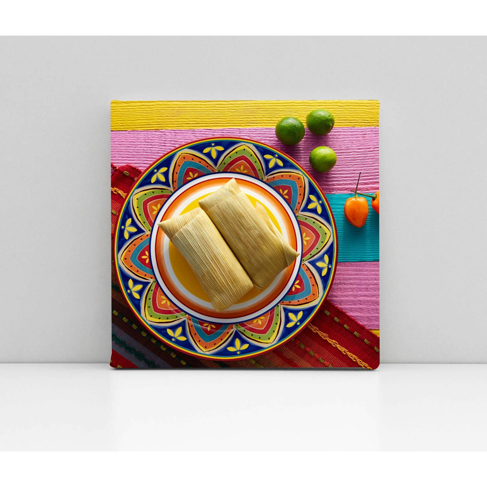 Cuadro Decorativo Canvas Tamal mexicano 50x50