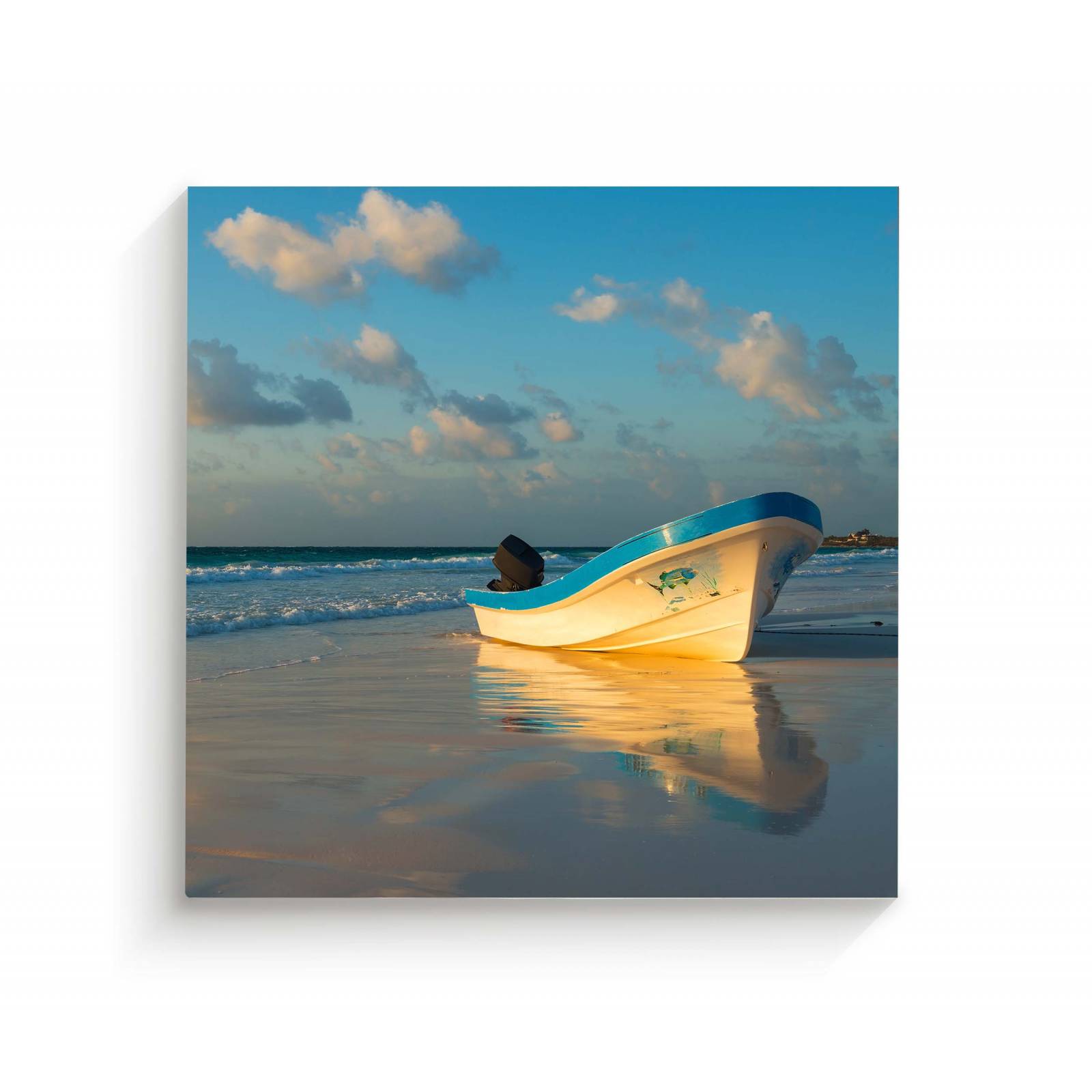 Cuadro Decorativo Canvas amanecer en Tulum 100x100