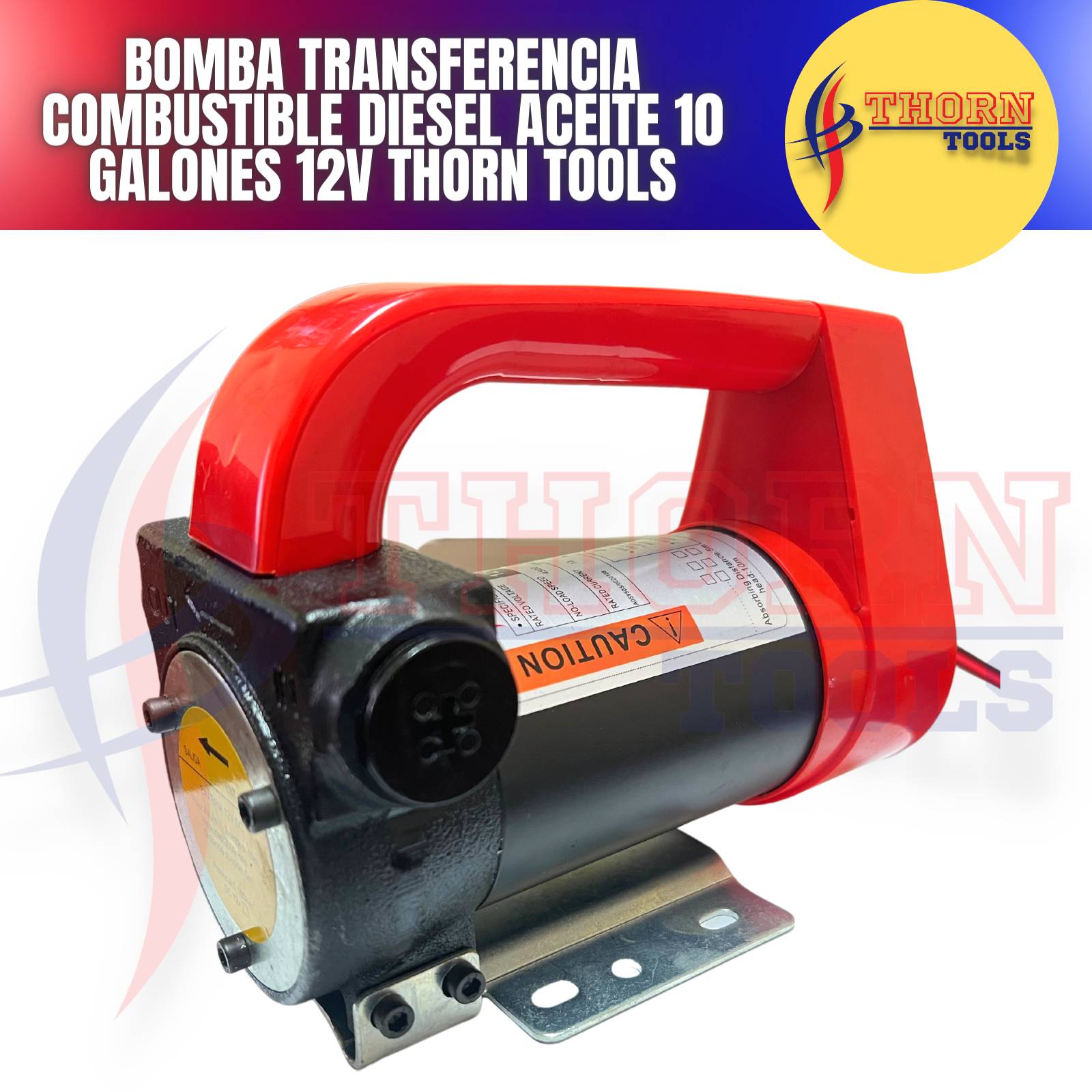 Bomba Transferencia de Diesel 10 Galones 12v thorn tools