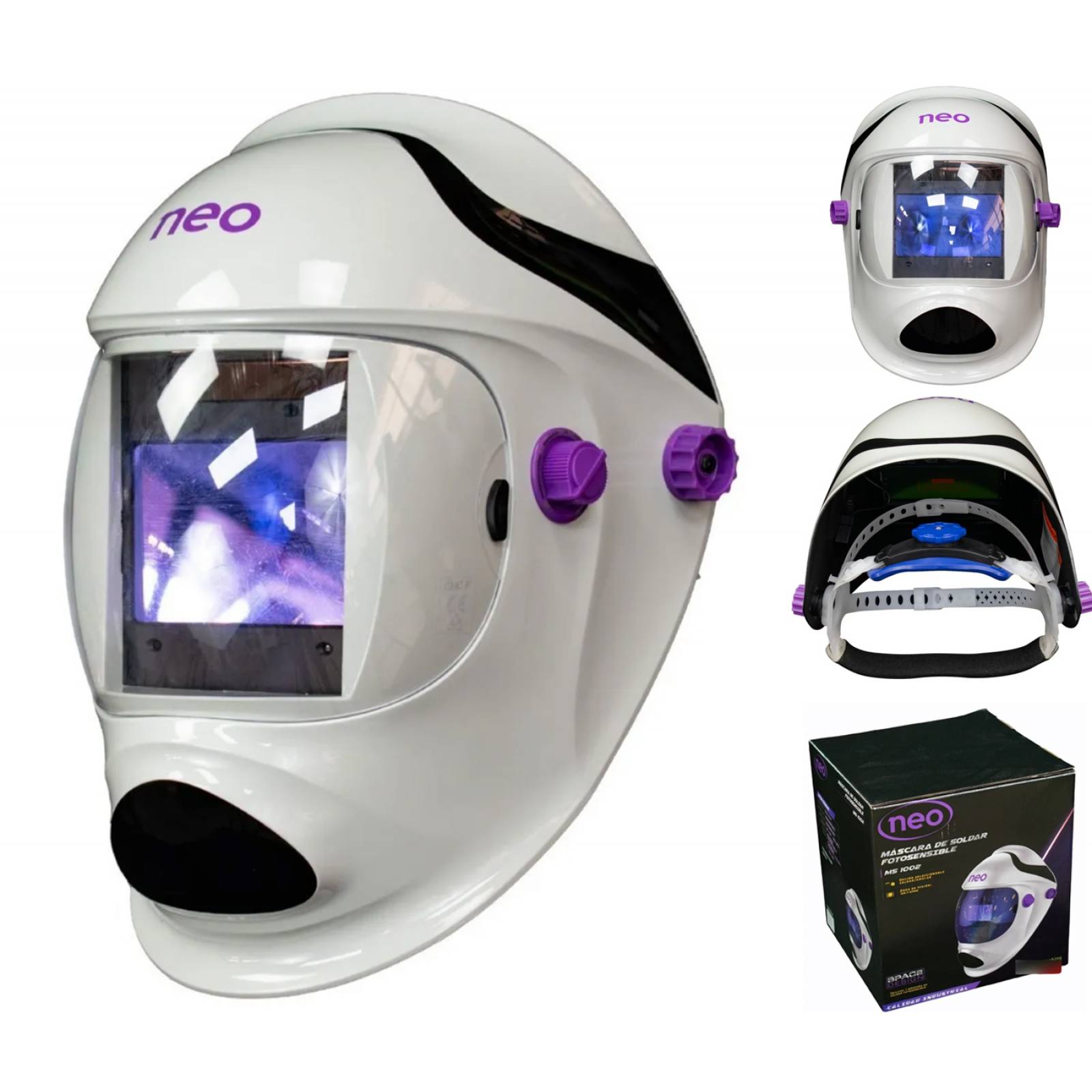 Careta Electronica Para Soldadura Auto Oscurece Neo oferta