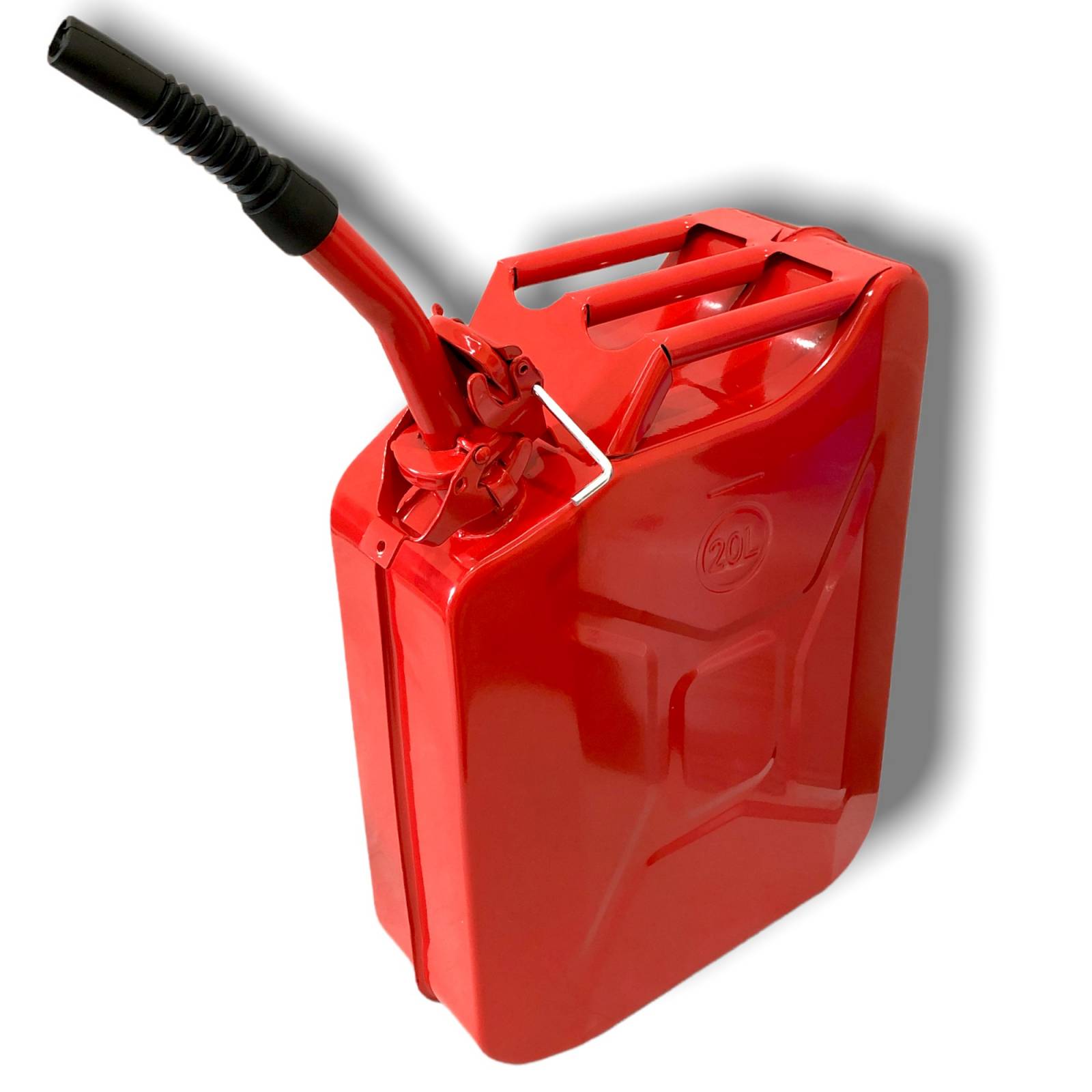 Tanque Bidon 20l Gasolina Metalico Rojo Sm0924 rd  2 Pzas