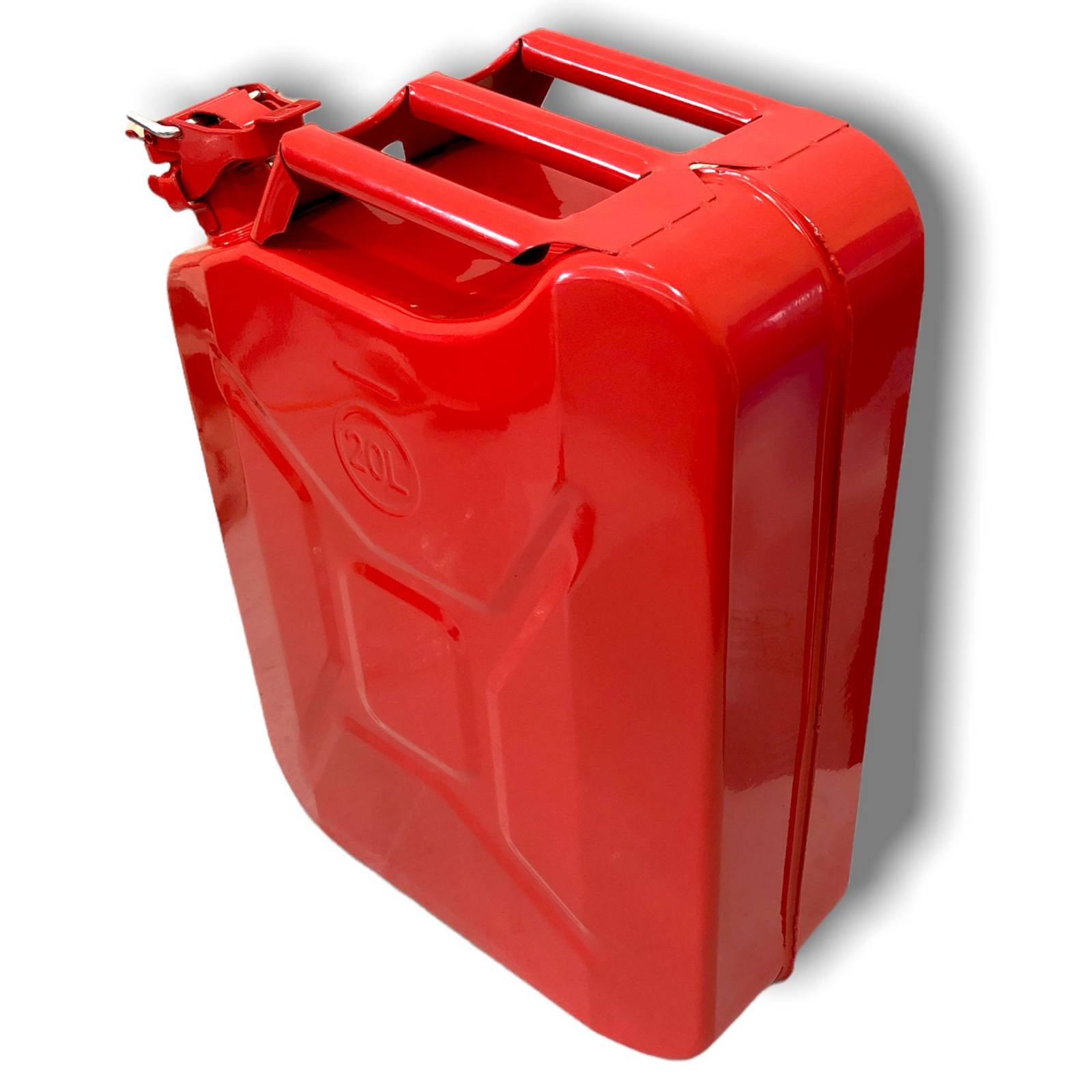 Tanque Bidon 20l Gasolina Metalico Rojo Sm0924 rd  2 Pzas