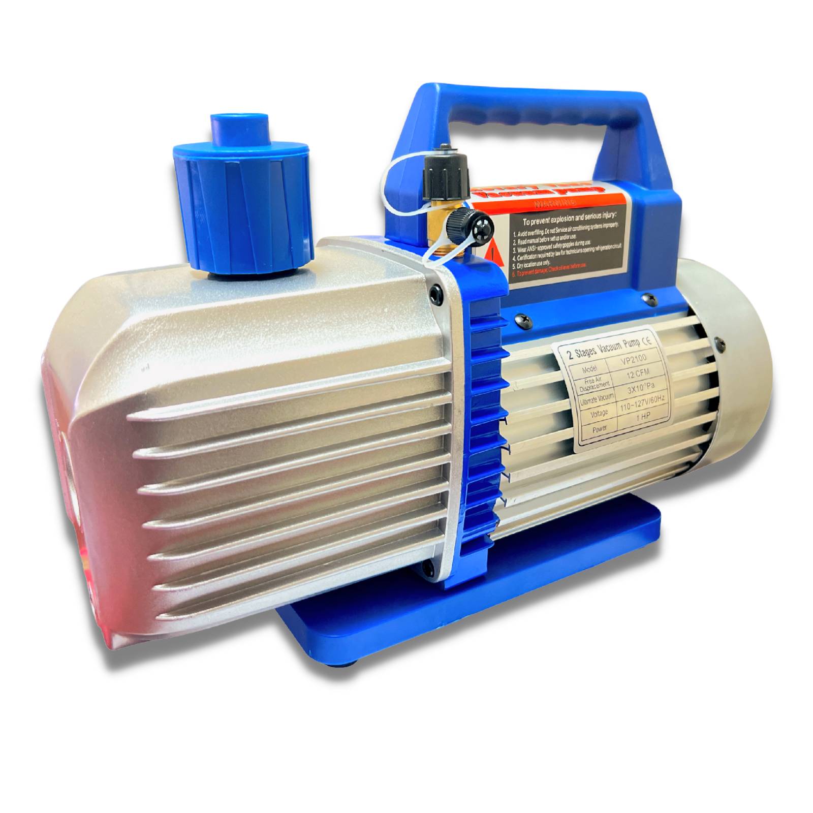 Bomba Vacío 12cfm 2 Etapa 1hp Automotriz Minisplit Comercial