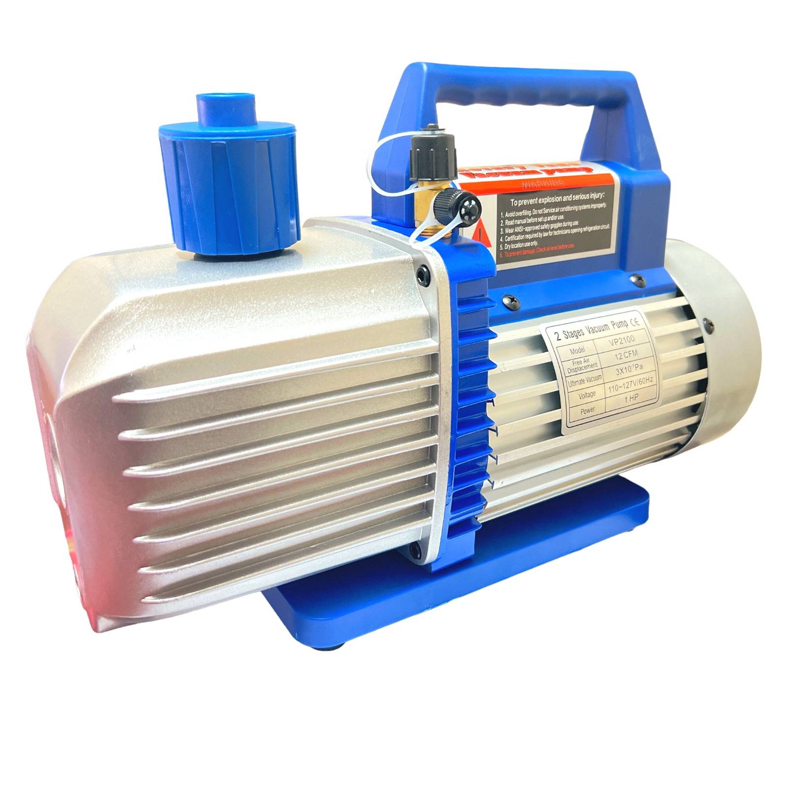 Bomba Vacío 12cfm 2 Etapa 1hp Automotriz Minisplit Comercial