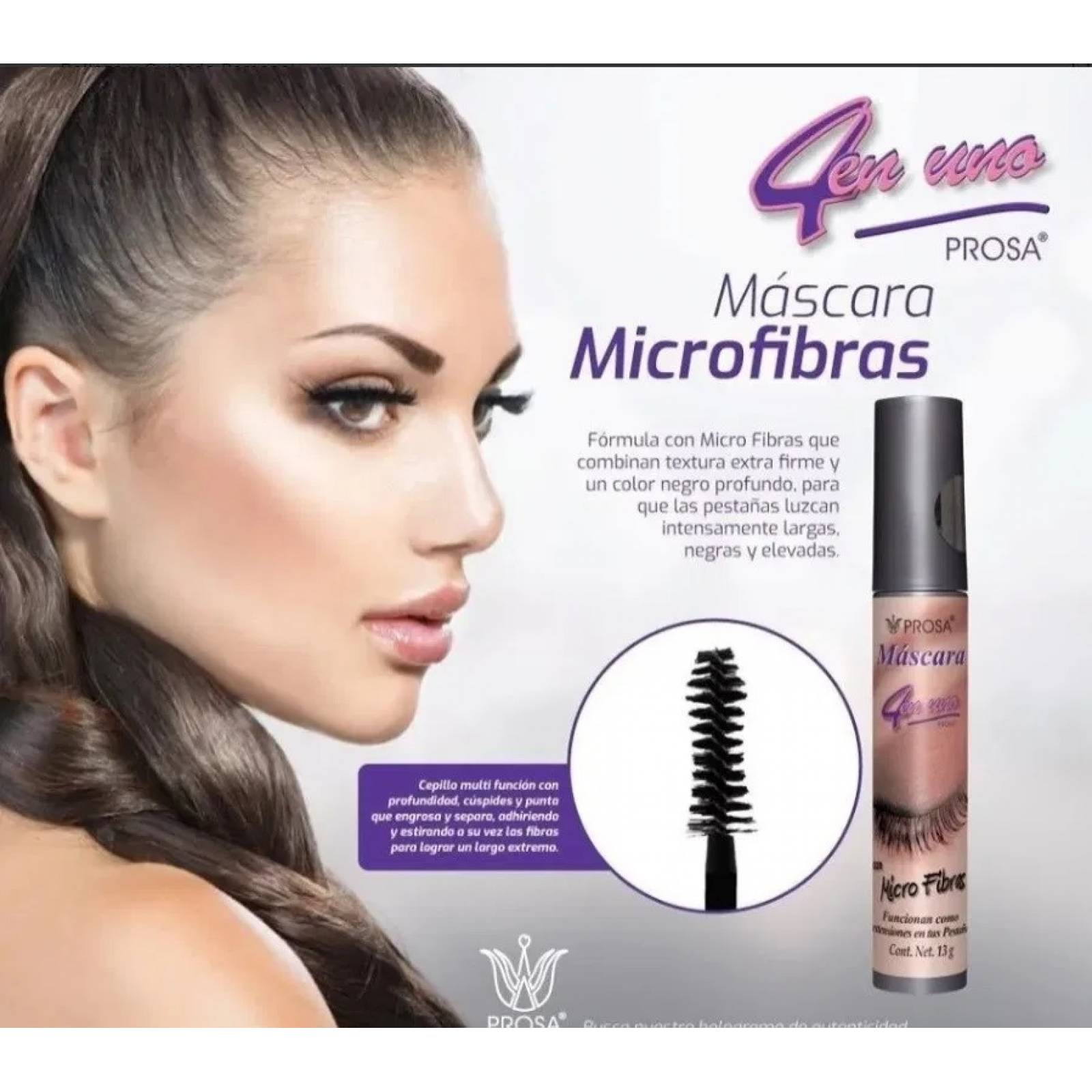 Máscara para pestañas Microfibras Prosa