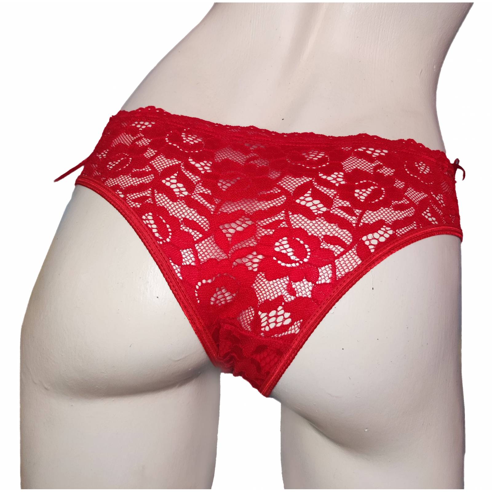 Panty Roja de Encaje