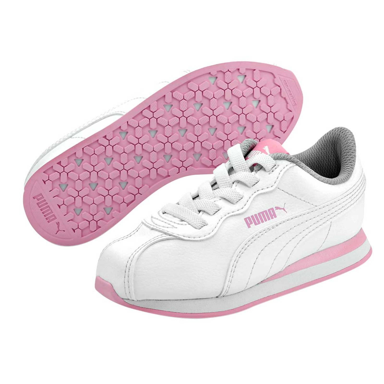 tenis puma blancos para niña