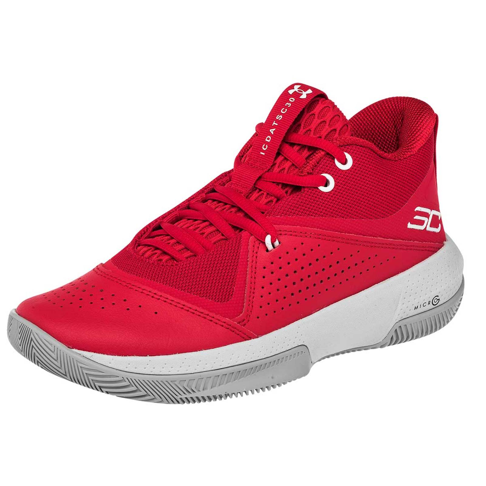 Tenis Under armour Rojo 302391760
