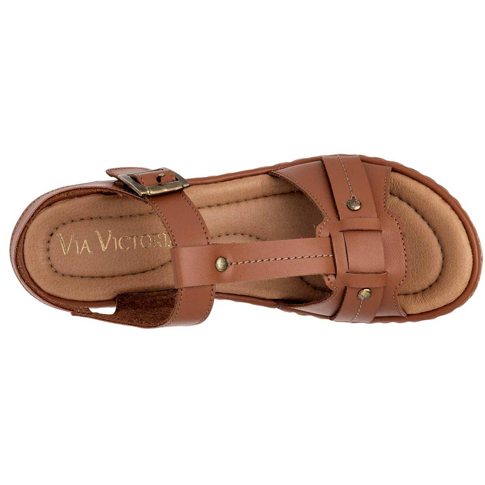 Sandalia Via victoria Camel 1280