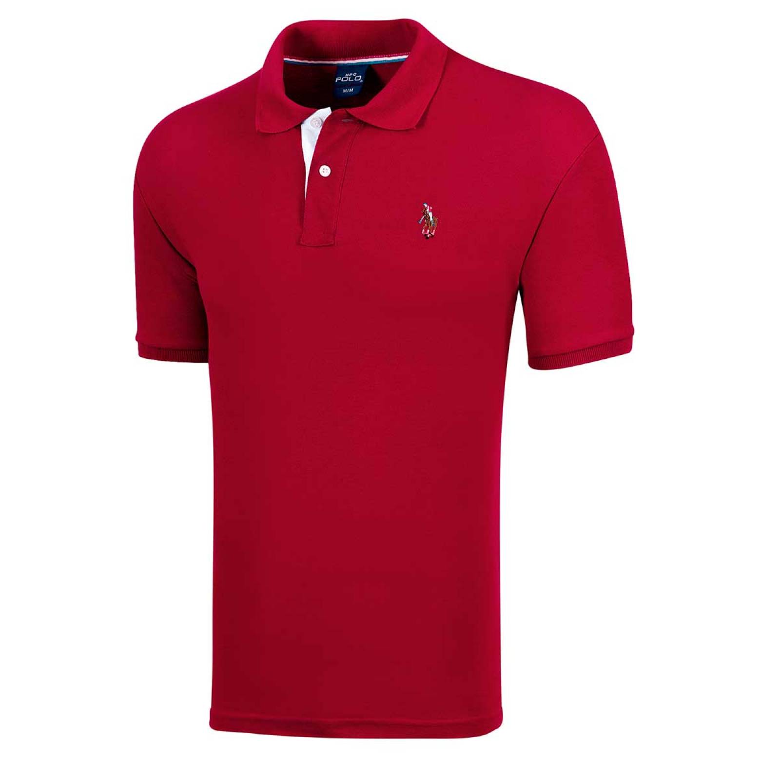 Playera Polo houston hpc Rojo 3034b