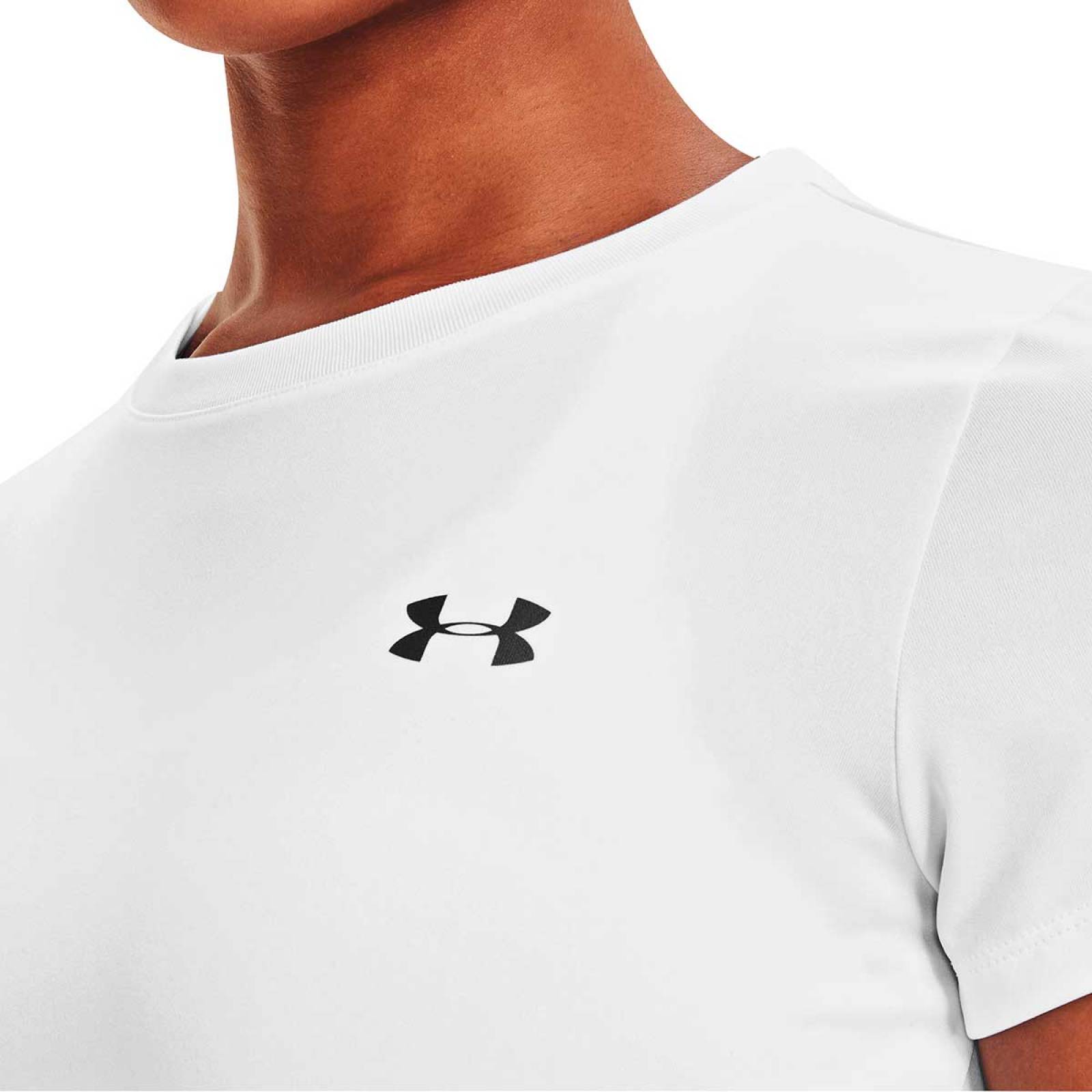 Playera under armour online blanca