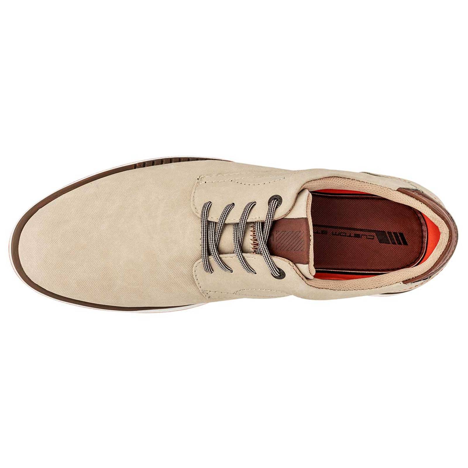 Zapato casual Negro total Beige 8153